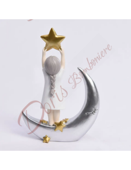Favor 2024 little girl on the moon taking the stars communion confirmation Favor 2024 little girl on the moon taking the stars communion confirmation
