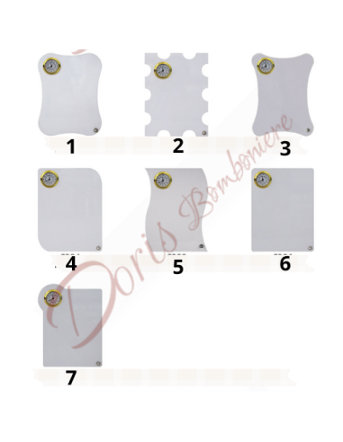 Bomboniera personalizzata con fotografia orologio da tavolo per battesimo comunione matrimonio 19x14