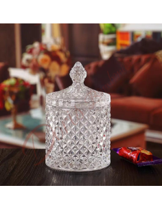 Bomboniera matrimonio economica ed elegante vaso potiche in vetro 2
