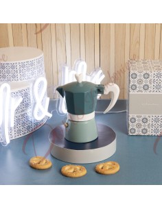 Cadeaux de mariage utiles cafetière moka vert sarcelle 1 tasse Claraluna 2024