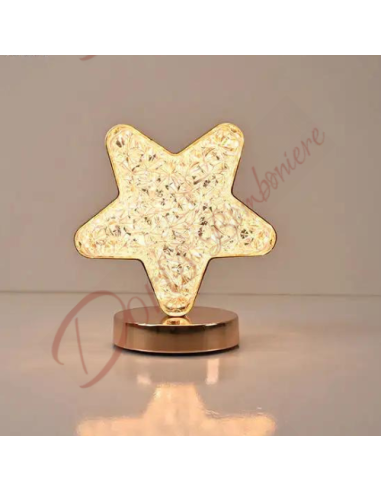 Sternförmige LED-Lampe als Partygeschenk zum Thema Astronomie und Astrologie