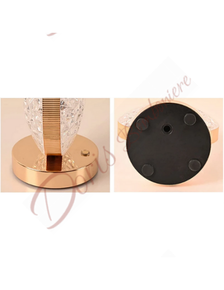 Faveur de mariage dans une lampe ronde en cristal avec 3 couleurs élégantes et un design moderne Faveur de mariage dans une lampe ronde en cristal avec 3 couleurs élégantes et un design moderne