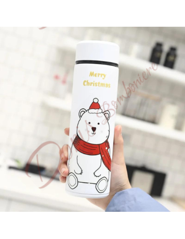 Weihnachtsgeschenk-Gadget Weihnachtsereignis 0,5 l Weihnachtsmann-Bär-Wasserflasche