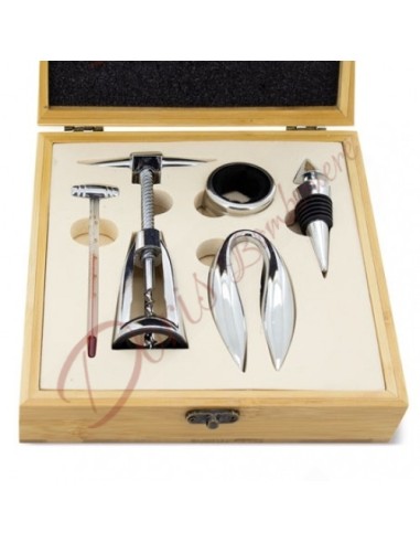 SET VINO BAMBU 5 PCS LIVORNO