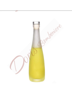 Empty neutral glass liquor bottle gadget favor or personalized with names or logo