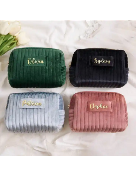 Pochette borsa in velluto colore a scelta personalizzata idea regalo gadget Pochette borsa in velluto colore a scelta personalizzata idea regalo gadget