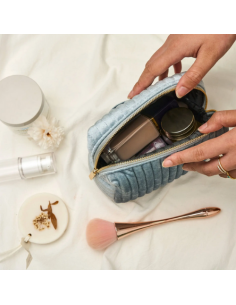 Clutch in Samtfarbe Ihrer Wahl, personalisierte Gadget-Geschenkidee 2