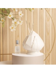 Pumo Cadeaux de parfumeur moderne des Pouilles en porcelaine blanche élégante 24193