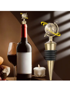 Faveurs de mariage thème voyage monde rotatif globe utile bouchon pour bouteille 2