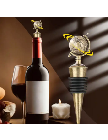 Faveurs de mariage thème voyage monde rotatif globe utile bouchon pour bouteille Faveurs de mariage thème voyage monde rotatif globe utile bouchon pour bouteille