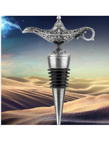 Nützliche Hochzeitsgeschenke, Cartoon-Thema, nützlicher Aladdin-Lampen-Flaschenverschluss, antikes Gold oder Silber