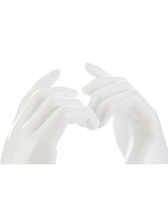 Bonbonnières de mariage coeur formées à la main en résine blanche 23x9x13 cm 56571 2