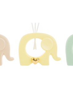Baptism, communion or confirmation favors, porcelain elephant perfumer, 3 assorted colours. 12x4x9.5 cm 2