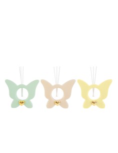 Cadeaux utiles du parfumeur papillon en 3 couleurs assorties avec cœur doré