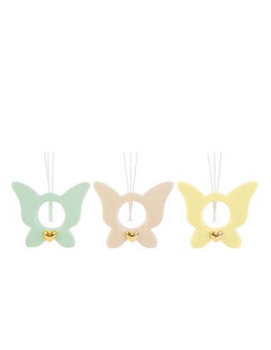 Nützliche Schmetterlings-Parfümiergeschenke in 3 verschiedenen Farben mit goldenem Herz