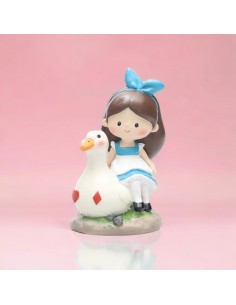 Favors Alice in Wonderland with goose 6.5x11.5 cm h 2