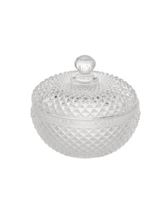 Bomboniera ciotola in cristallo ideale anche come vaso per confettata diametro 10 cm