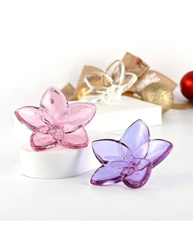 Faveur de fleur en cristal élégante et précieuse, idéale pour les mariages ou baptêmes, communions