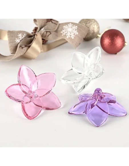 Faveur de fleur en cristal élégante et précieuse, idéale pour les mariages ou baptêmes, communions Faveur de fleur en cristal élégante et précieuse, idéale pour les mariages ou baptêmes, communions