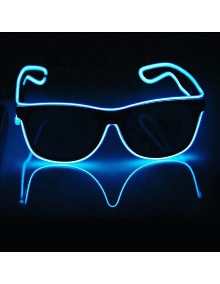 Occhiali luminosi con luce fissa o lampeggiante per festa party Gadget Occhiali luminosi con luce fissa o lampeggiante per festa party Gadget