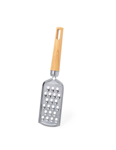 Metal grater favor with wooden handle, ideal as a useful wedding favor