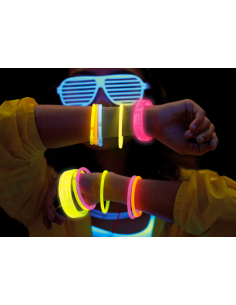 Braccialetti Luminosi Neon Party Confezione da 60 Pezzi per Dare Colore alla Notte 2
