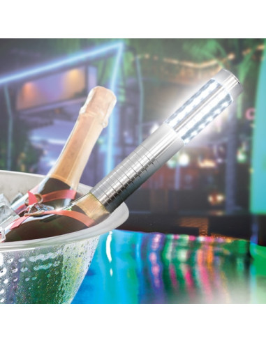 Bastone led per illuminare le bottiglie in modo pratico e sicuro per feste party matrimonio discoteca