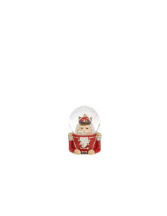 Christmas favor or home decoration gadget nutcracker snow globe cruet 5x6.5 cm resin