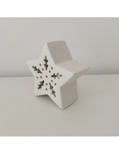 Fascinating porcelain star-shaped lamp favor