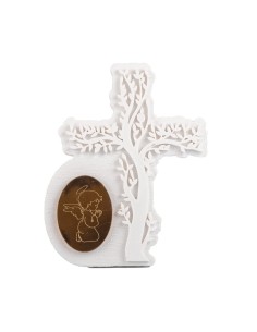 Tree of Life Cross Favor with Praying Angel