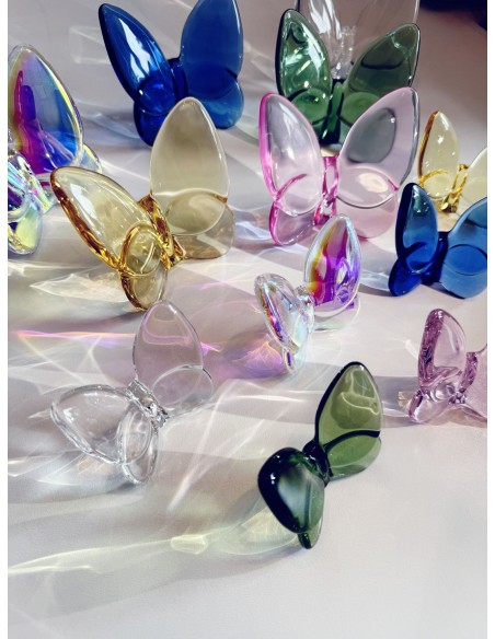 Crystal Glass Butterfly Handcrafted crystal glass wedding favors for ceremonies and gifts