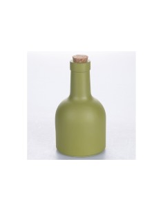 Oliera Bomboniera Cedro Pedro Matt 340 ml in Ceramica con Tappo in Sughero Elegante e Utile