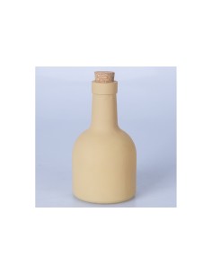 Huilier Pedro Matt en céramique jaune mat, 340 ml, avec couvercle en liège, pour la cuisine et la table