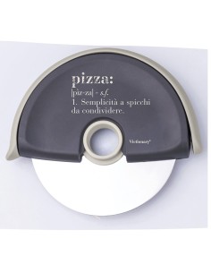 Coupe-pizza avec inscription « Simplicité » pour partager des parts : un cadeau de fête utile et abordable