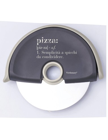 Coupe-pizza avec inscription « Simplicité » pour partager des parts : un cadeau de fête utile et abordable