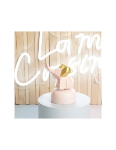 Bomboniera nuova collezione claraluna carillon elefantino moderno colore rosa 24963