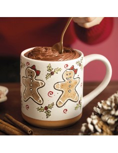 Mug de Noël Bonbons Pain d'Épices 660 ml, Cadeau de Noël ou Petit Cadeau