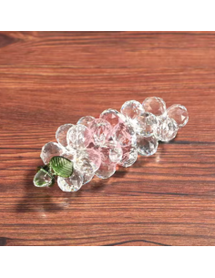Grappe de raisin en cristal 15 x 4 cm – Cadeau élégant pour première communion, confirmation ou mariage