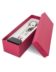 Globustrophäe aus Kunstharz und Glas, 27,5 cm, mit schwarzem Sockel und eleganter Geschenkbox 2
