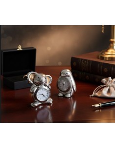 Metal Animal Clock Favors: Elegance, Originality, and Utility: Koala, Penguin, Elephant, and Teddy Bears 2