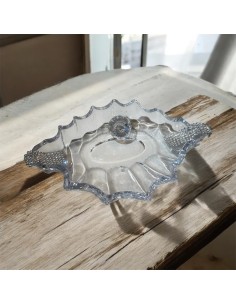 Porta Cioccolatini in Cristallo Elegante con Manici Decorati – Bomboni Regalo di Classeera Matrimonio Raffinata e Idea