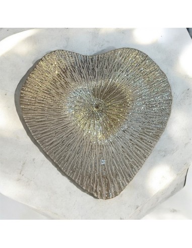 Silver Heart Centerpiece Gift Idea, 30x30 cm – Elegant Decorative Bowl, Last Piece