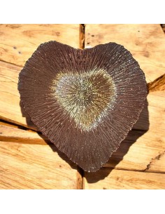 Idea regalo Centrotavola Cuore Rosa 20×20 – Vetro Decorativo Elegante, Unico Pezzo