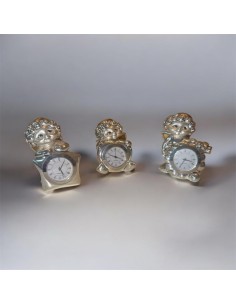 Bomboniera Angioletti con Orologio in Argento – 8 cm, Modelli Assortiti