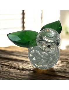 Moineau en cristal – Idée cadeau délicate pour un mariage, 5 x 5 cm