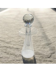 Angelo in Cristallo con Campanella – Bomboniera Elegante cm 17