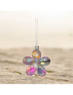 Profumatore Fiore in Cristallo – Bomboniera Elegante 9×8 cm