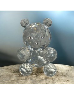 Ours en cristal – Cadeau de mariage élégant et délicat, 10 cm
