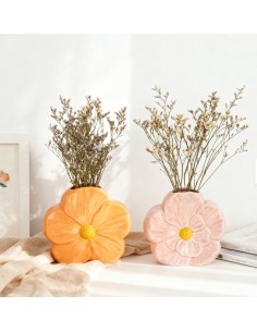 Bomboniera Matrimonio Vaso in Ceramica a Forma di Fiore – Colore a Scelta Design Moderno Utile ed Elegante