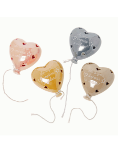 Lampada led palloncino cuore bomboniera luminosa chi sogna impara a volare matrimonio comunione